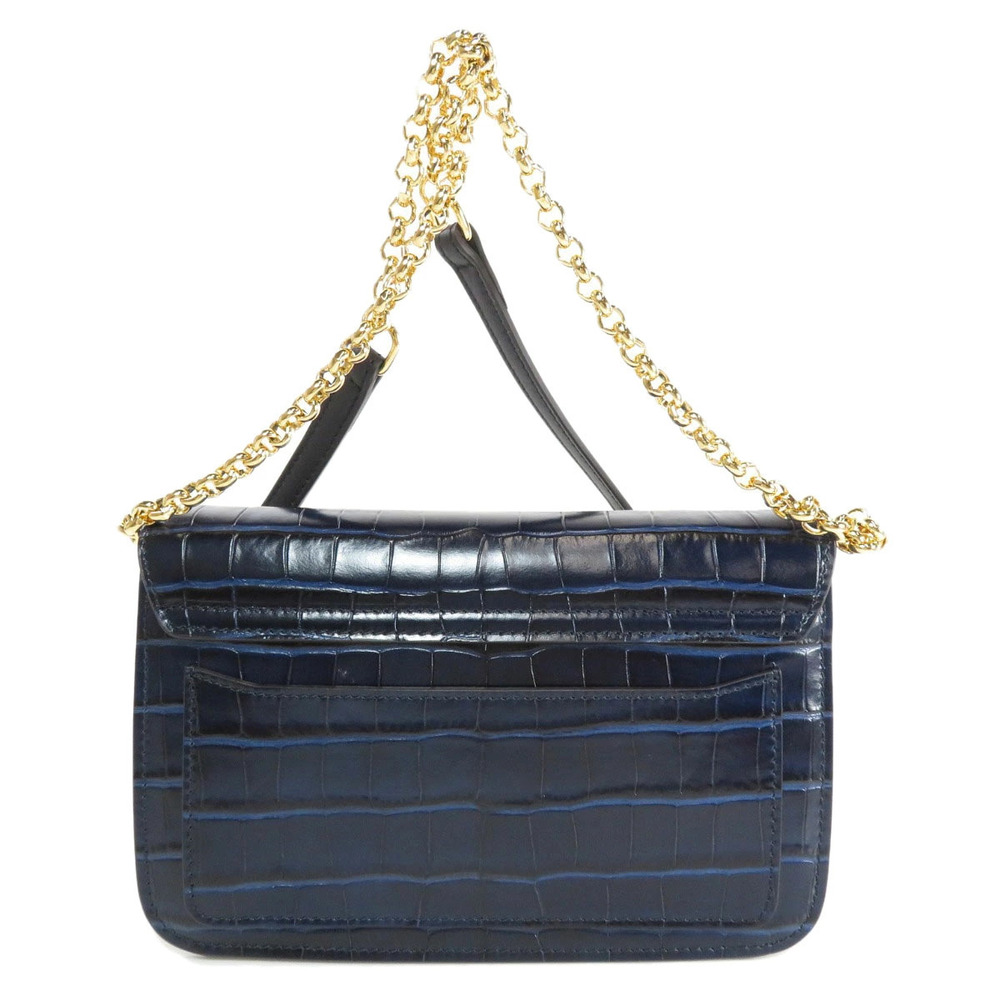 Chloe Chain Calfskin Bag Shoulder Black